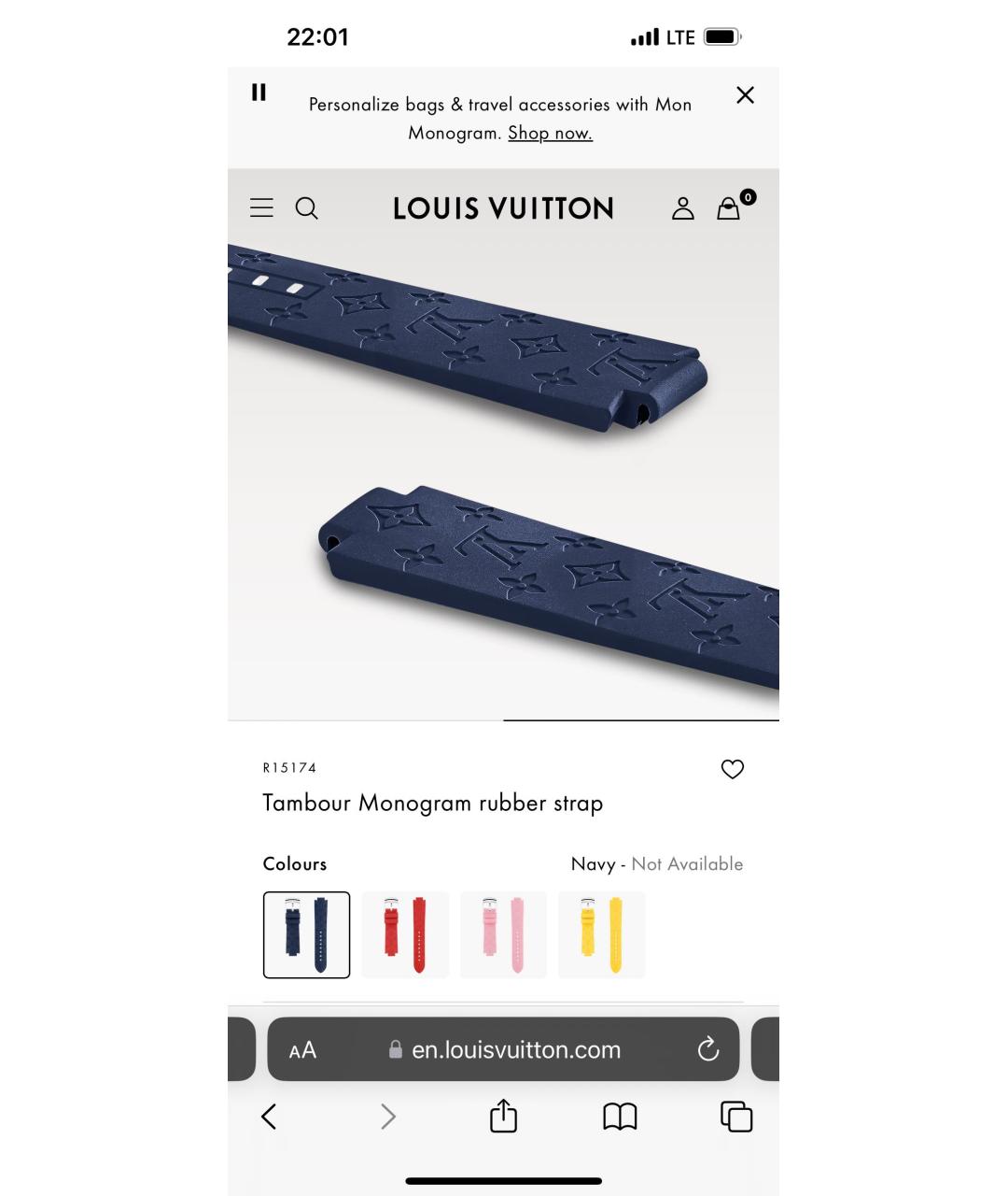 LOUIS VUITTON Белые часы, фото 2