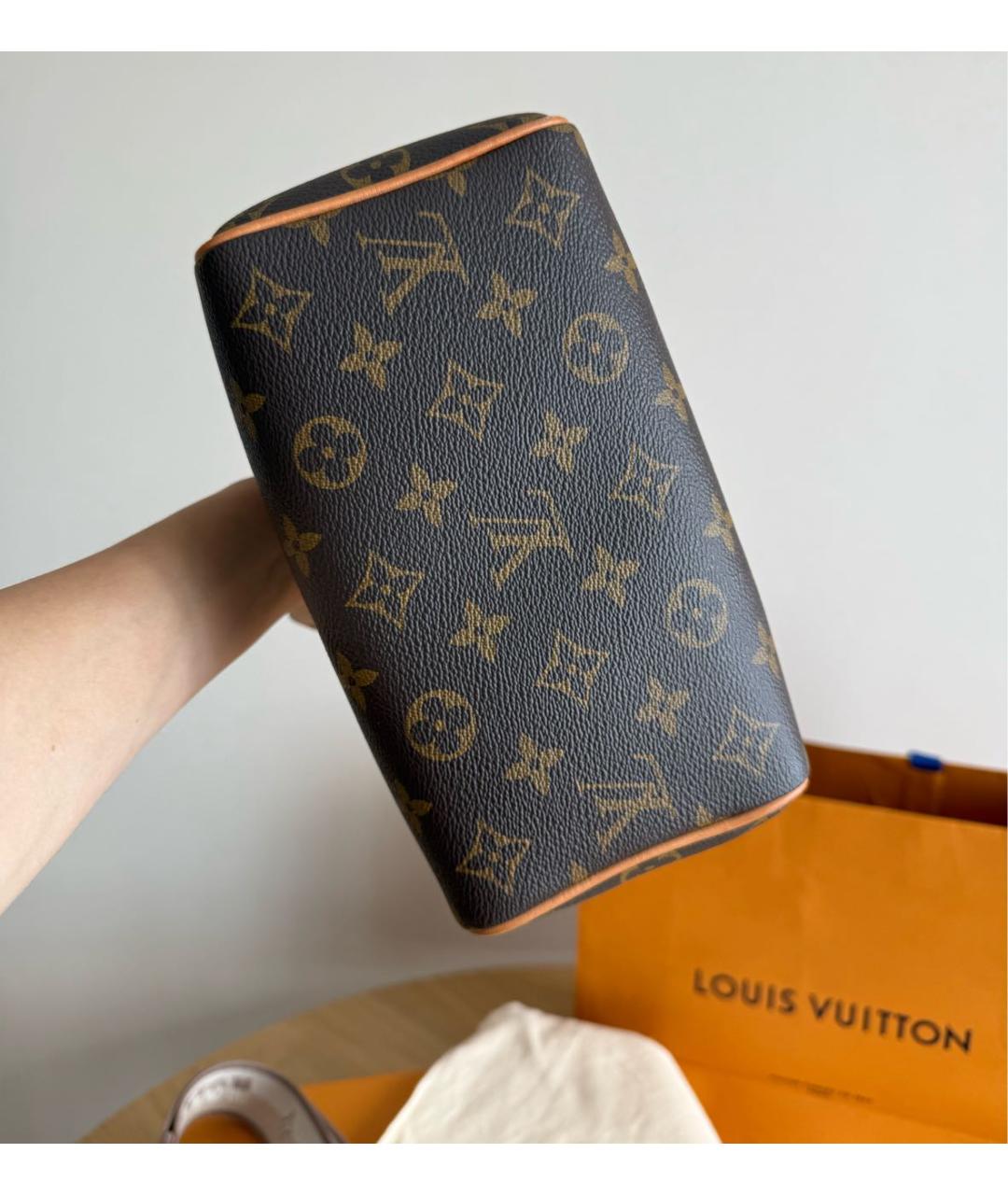LOUIS VUITTON Коричневая сумка через плечо, фото 7