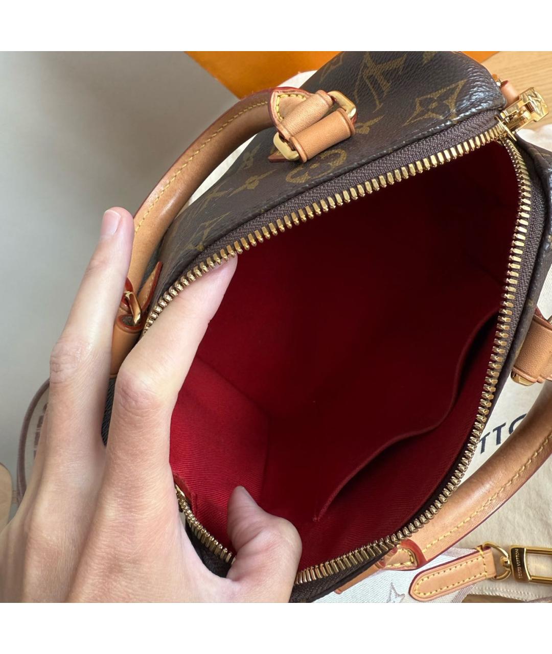 LOUIS VUITTON Коричневая сумка через плечо, фото 4