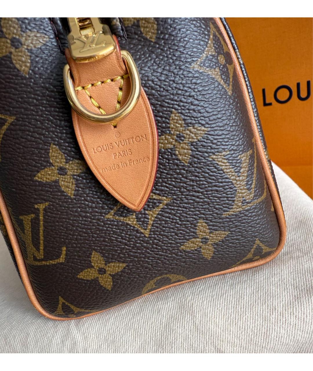 LOUIS VUITTON Коричневая сумка через плечо, фото 8