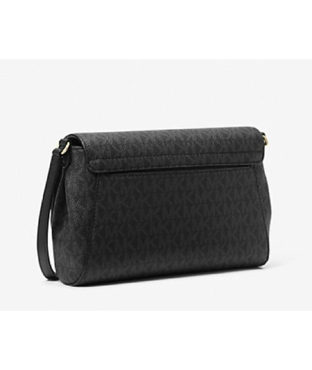 MICHAEL KORS Черная сумка через плечо из искусственной кожи, фото 2