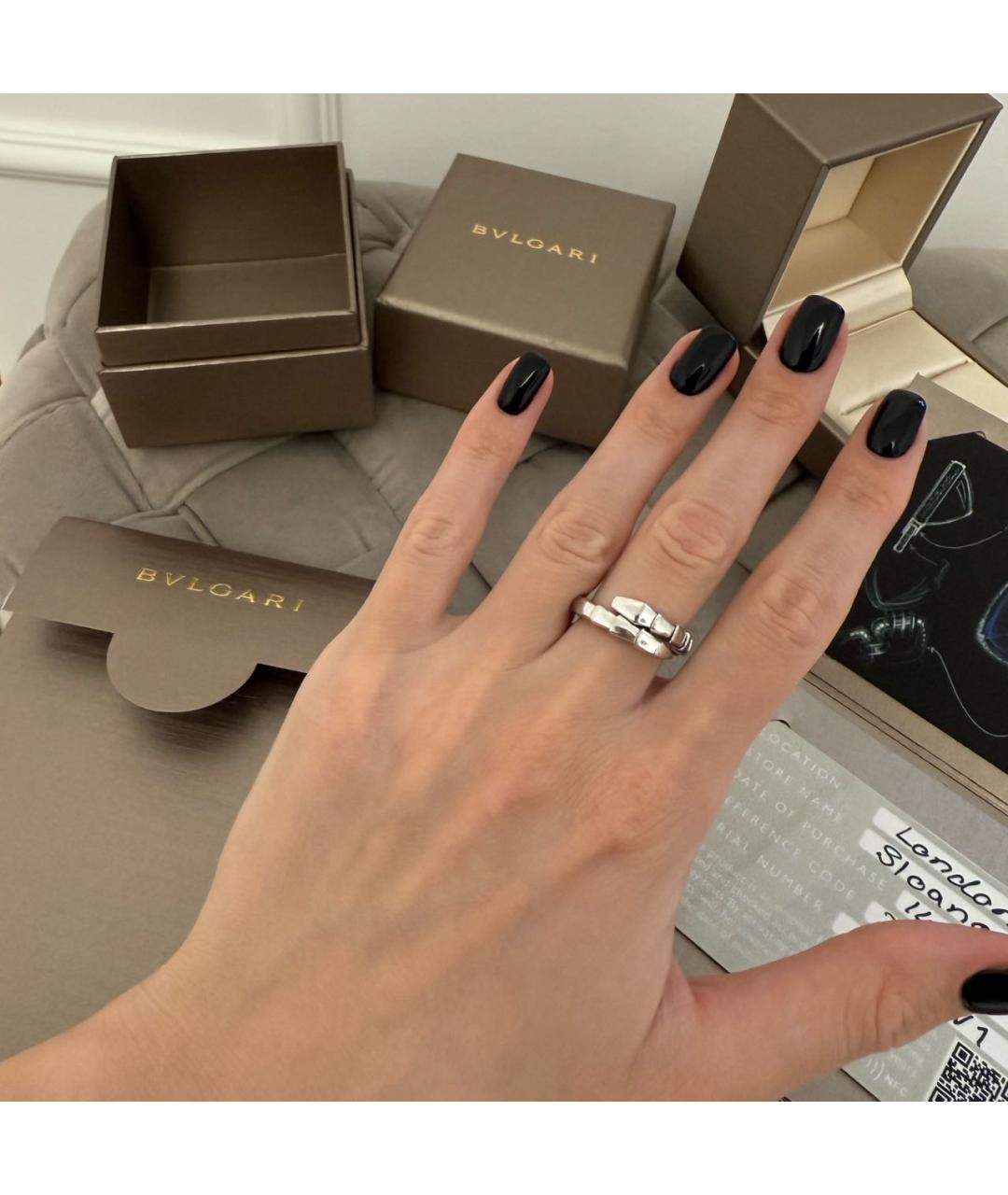 BVLGARI Кольцо из белого золота, фото 3