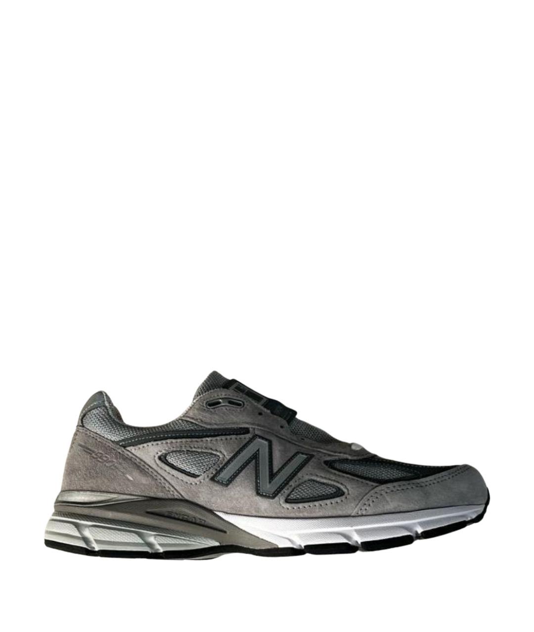 NEW BALANCE Серые низкие кроссовки / кеды, фото 1
