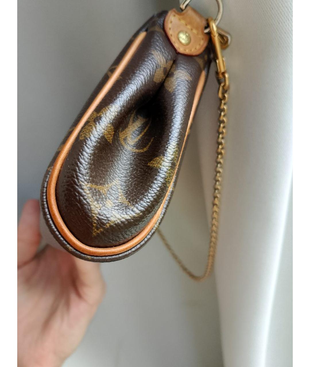 LOUIS VUITTON Коричневая сумка через плечо, фото 5
