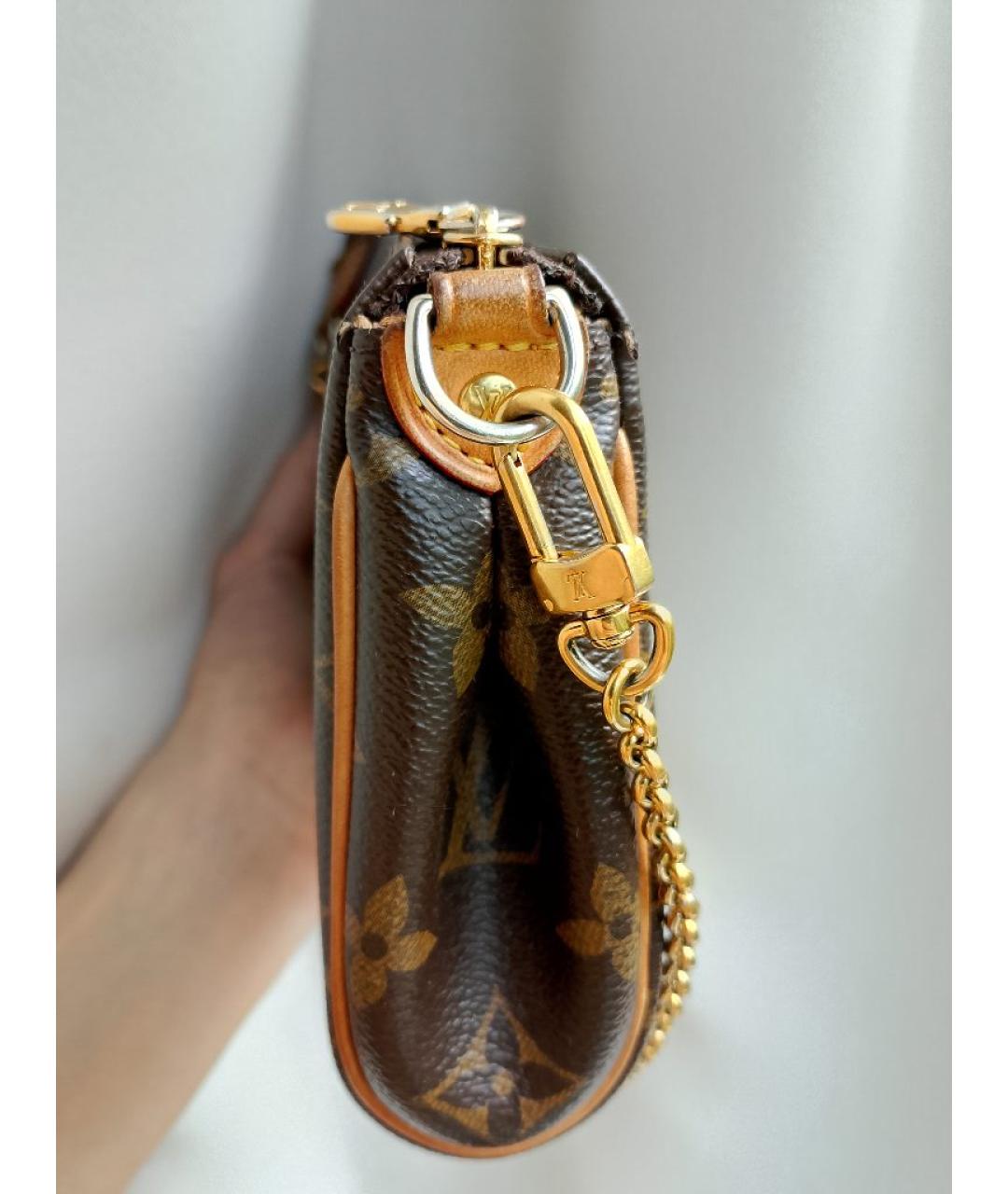 LOUIS VUITTON Коричневая сумка через плечо, фото 7