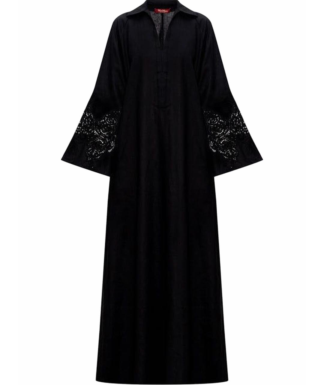 MAX MARA STUDIO Черное льняное платье, фото 1