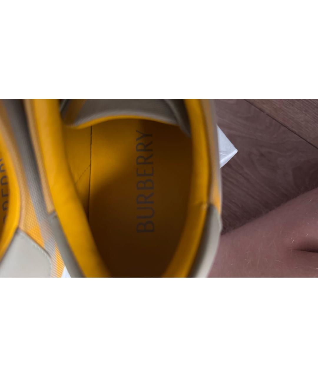 BURBERRY Текстильные кеды, фото 6
