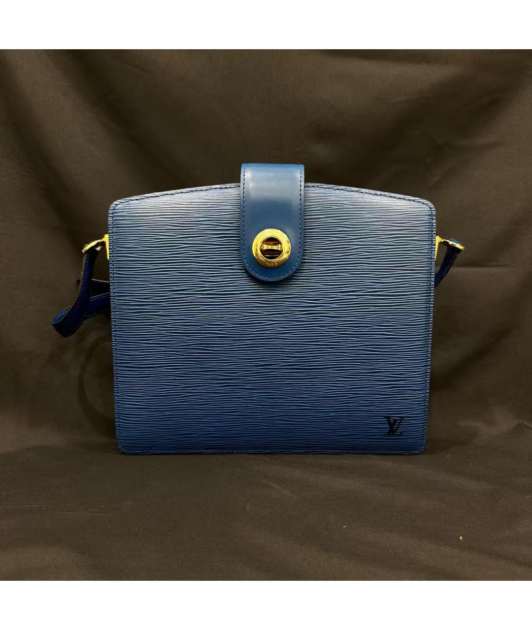 LOUIS VUITTON Голубая сумка через плечо, фото 6
