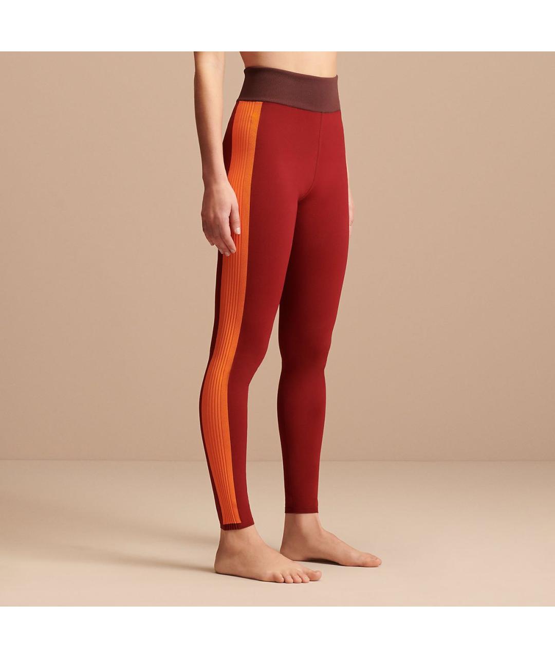 HERMES Бордовый вискозный спортивные костюмы, фото 5