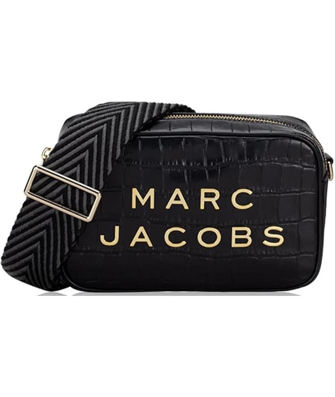 MARC JACOBS Черная кожаная сумка через плечо, фото 9