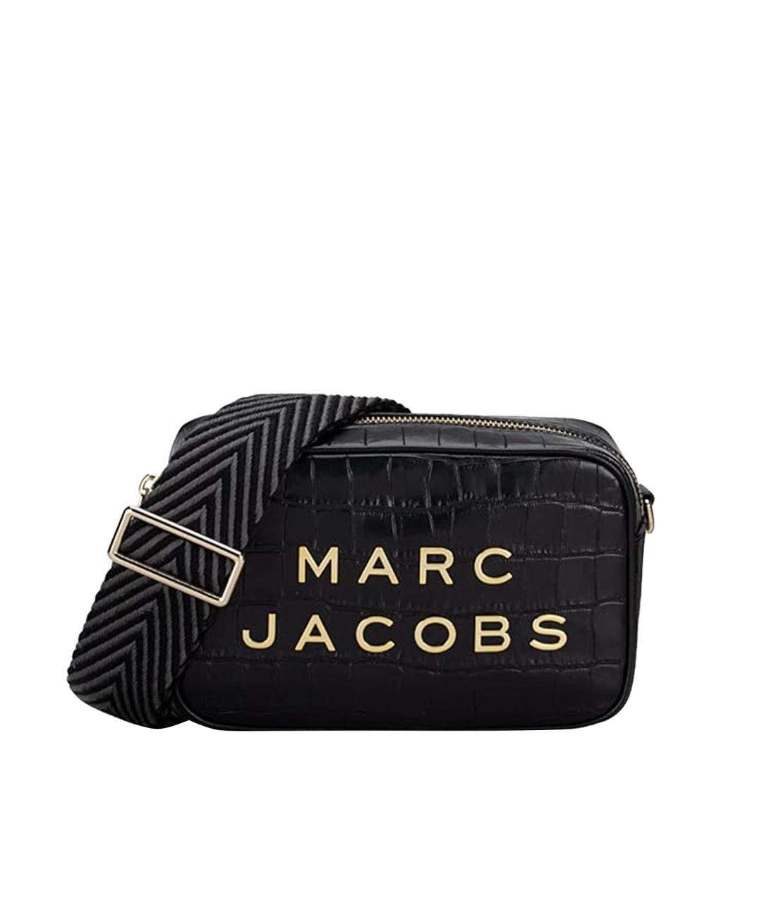 MARC JACOBS Черная кожаная сумка через плечо, фото 1