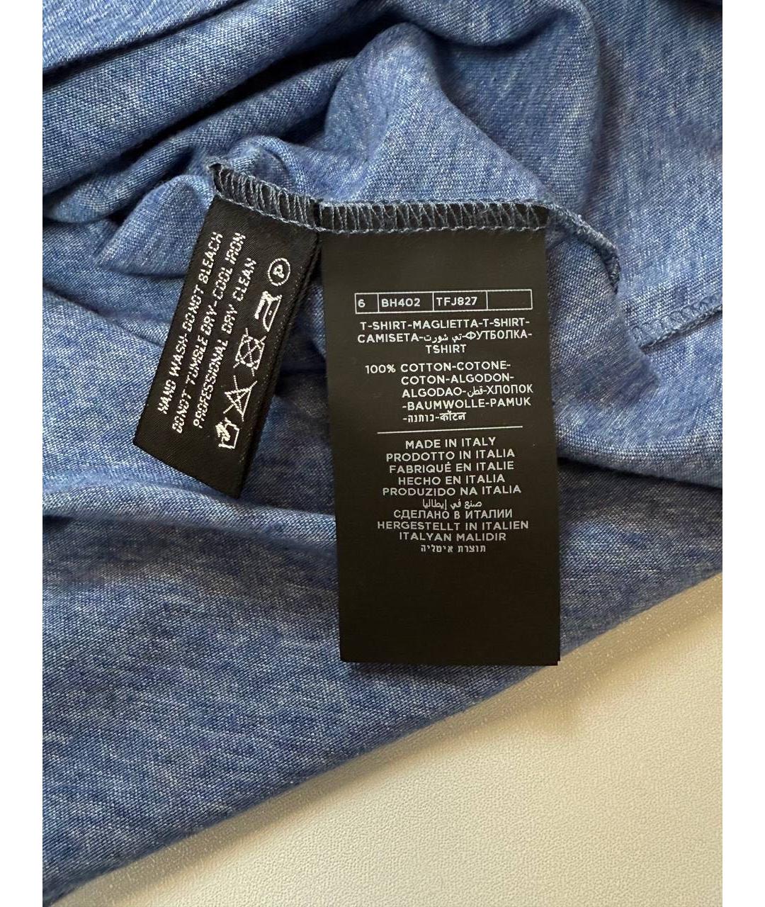 TOM FORD Синяя хлопковая футболка, фото 3