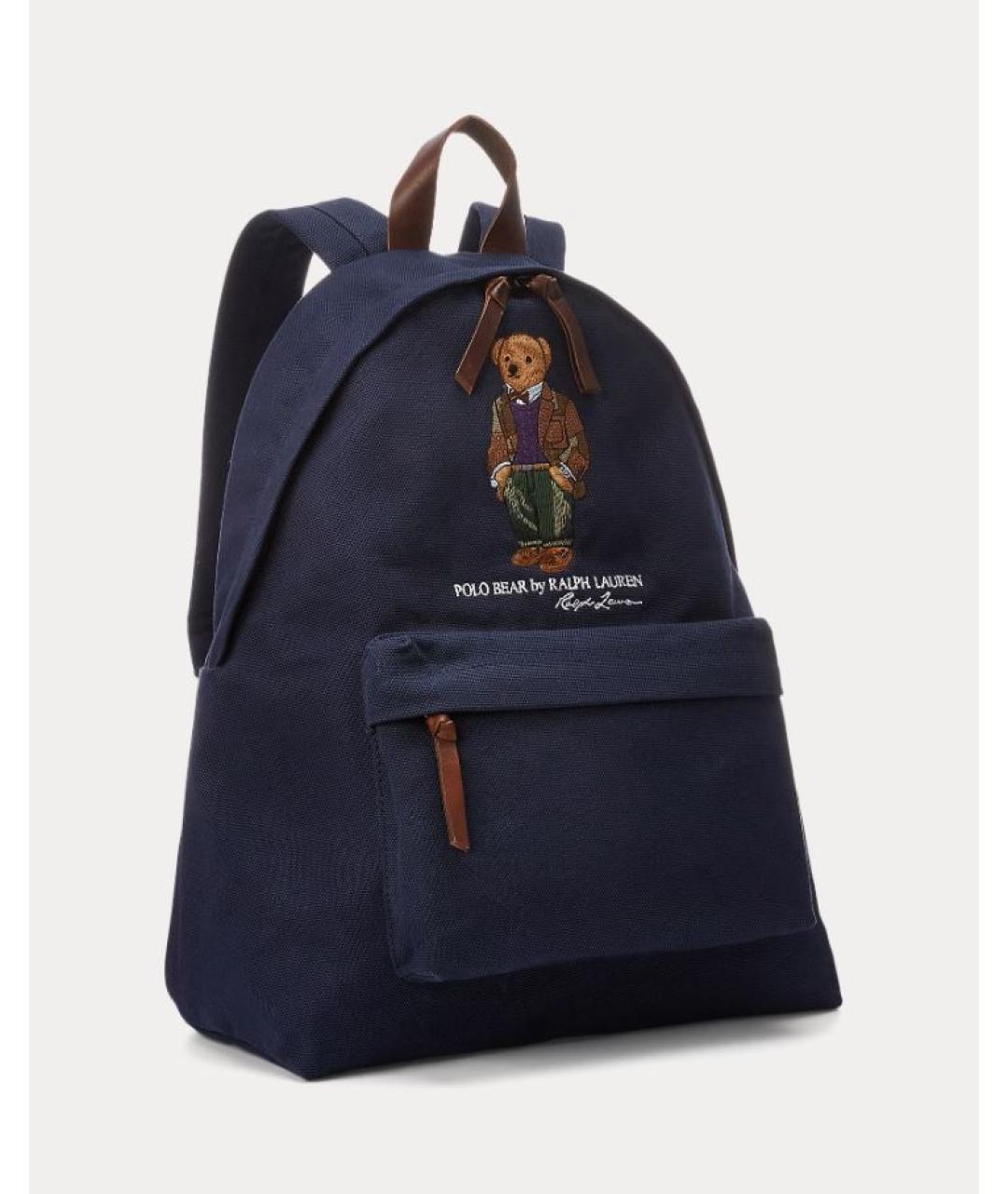 POLO RALPH LAUREN Синий хлопковый рюкзак, фото 3