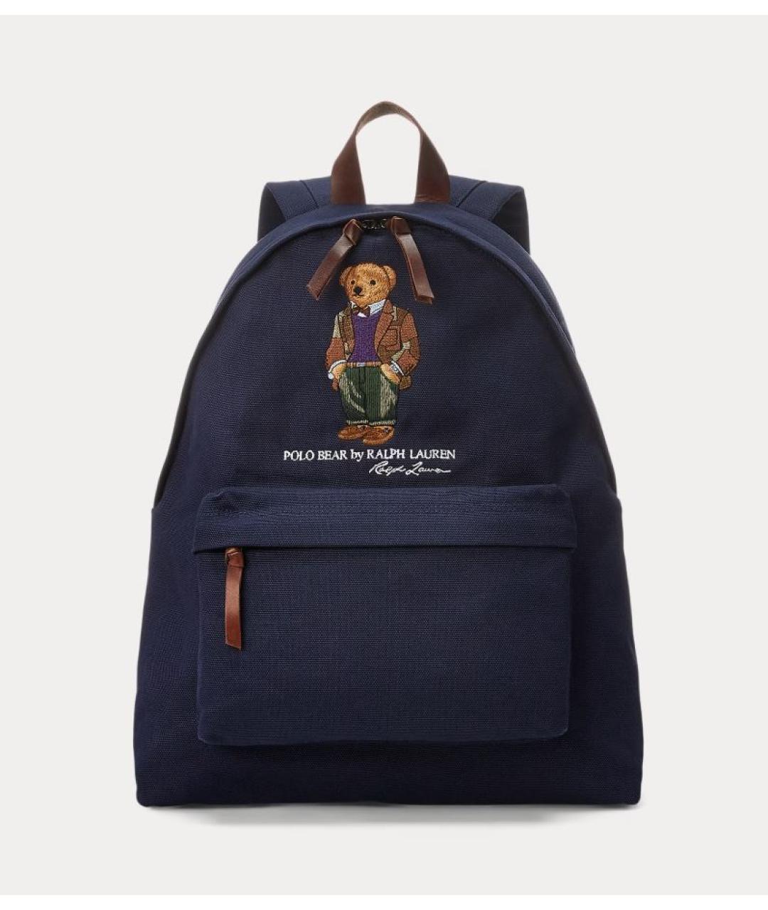 POLO RALPH LAUREN Синий хлопковый рюкзак, фото 10