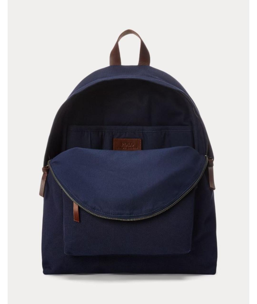 POLO RALPH LAUREN Синий хлопковый рюкзак, фото 2