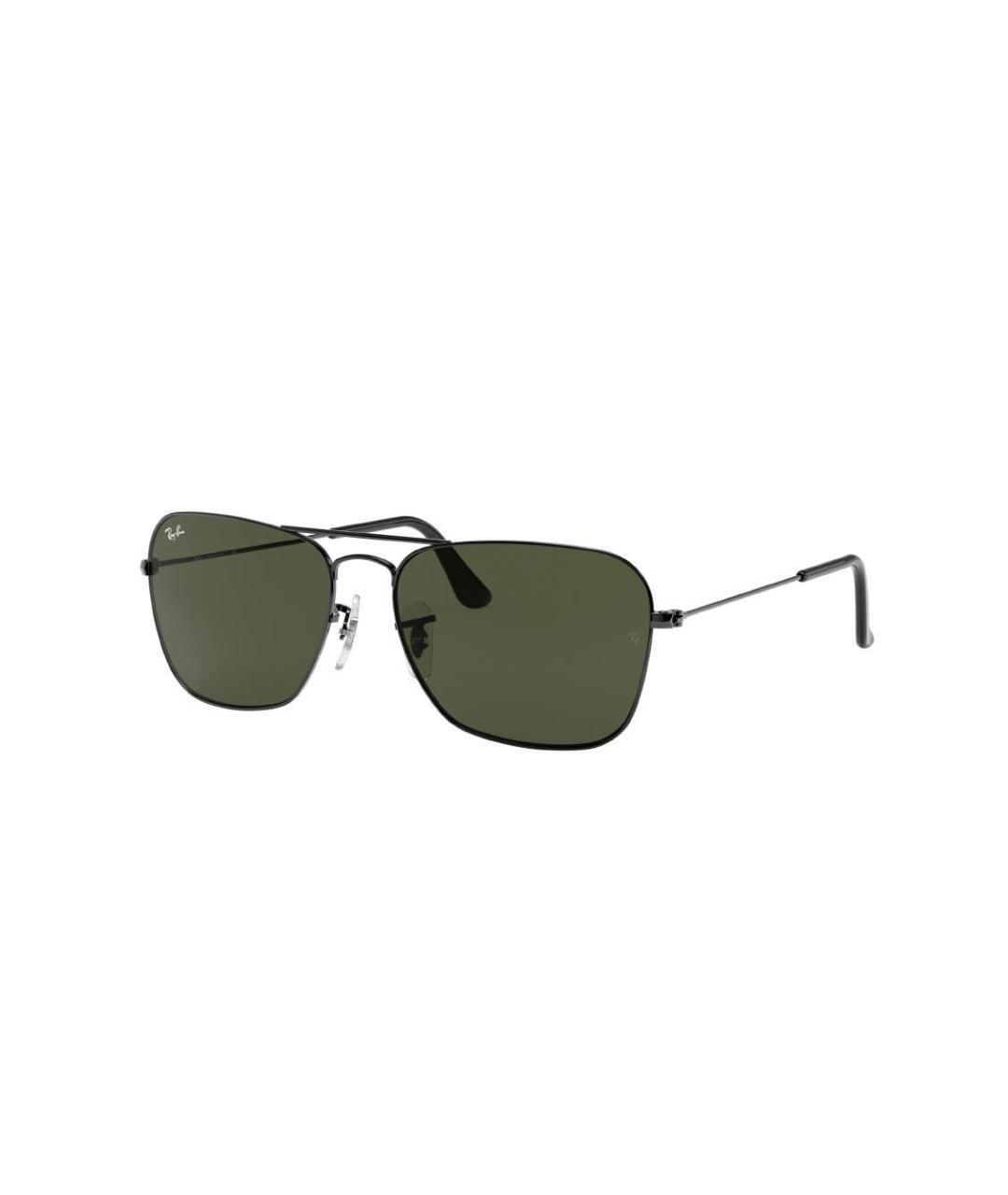 RAY BAN Серые металлические солнцезащитные очки, фото 1