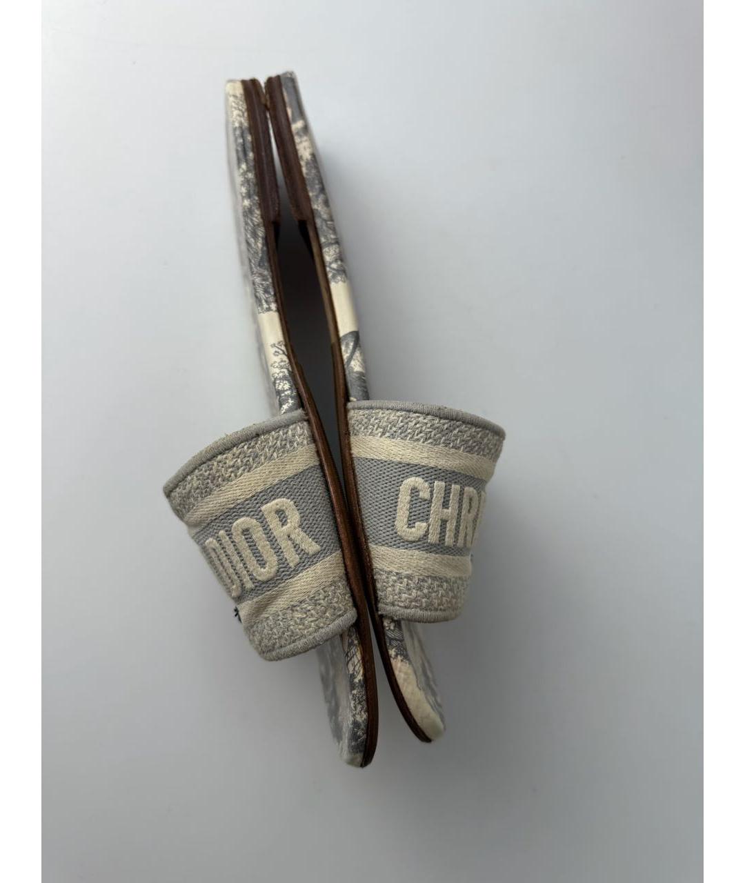CHRISTIAN DIOR Кожаные мюли, фото 3