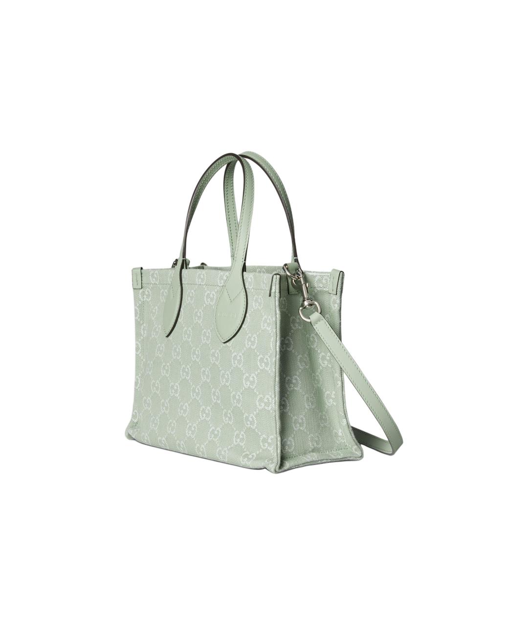 GUCCI Салатовая сумка с короткими ручками, фото 4