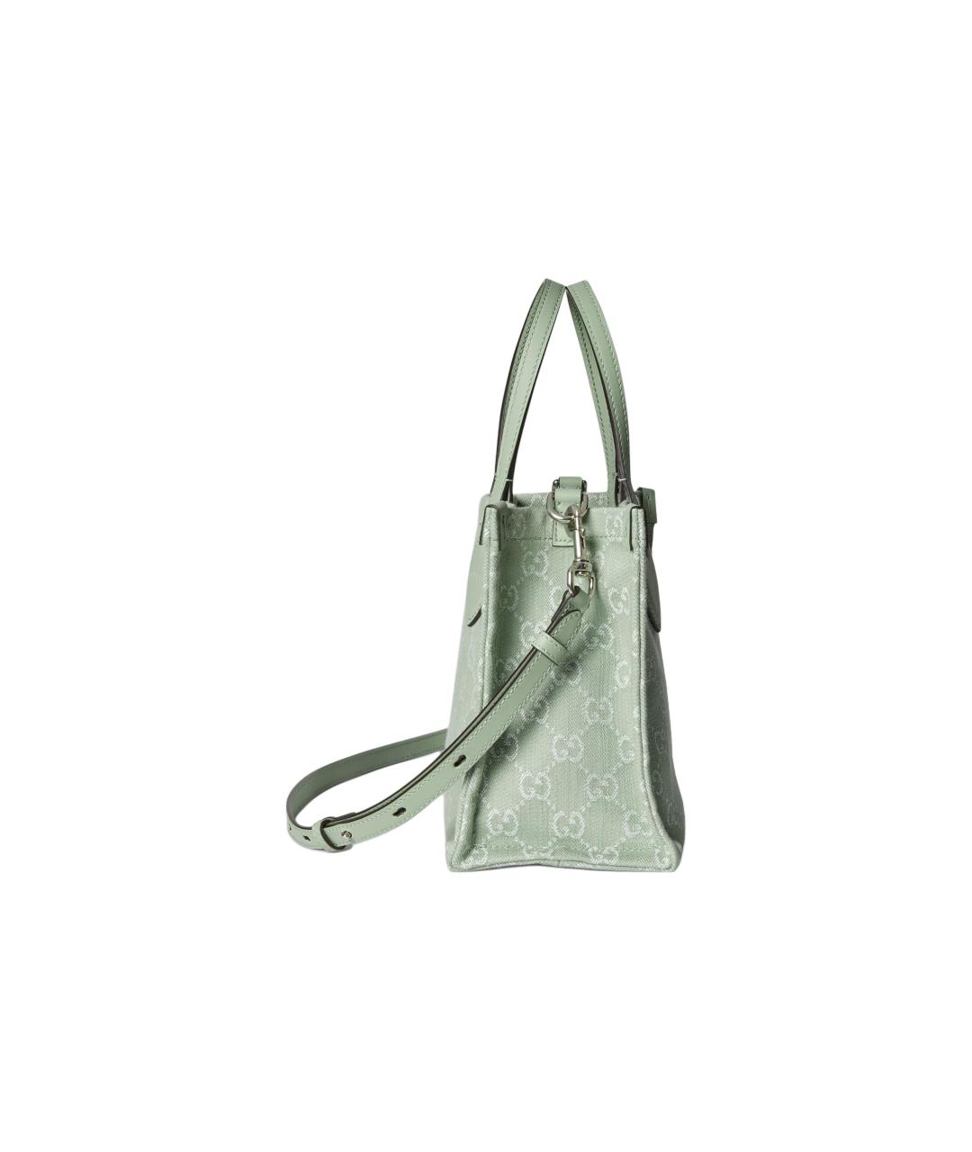 GUCCI Салатовая сумка с короткими ручками, фото 5