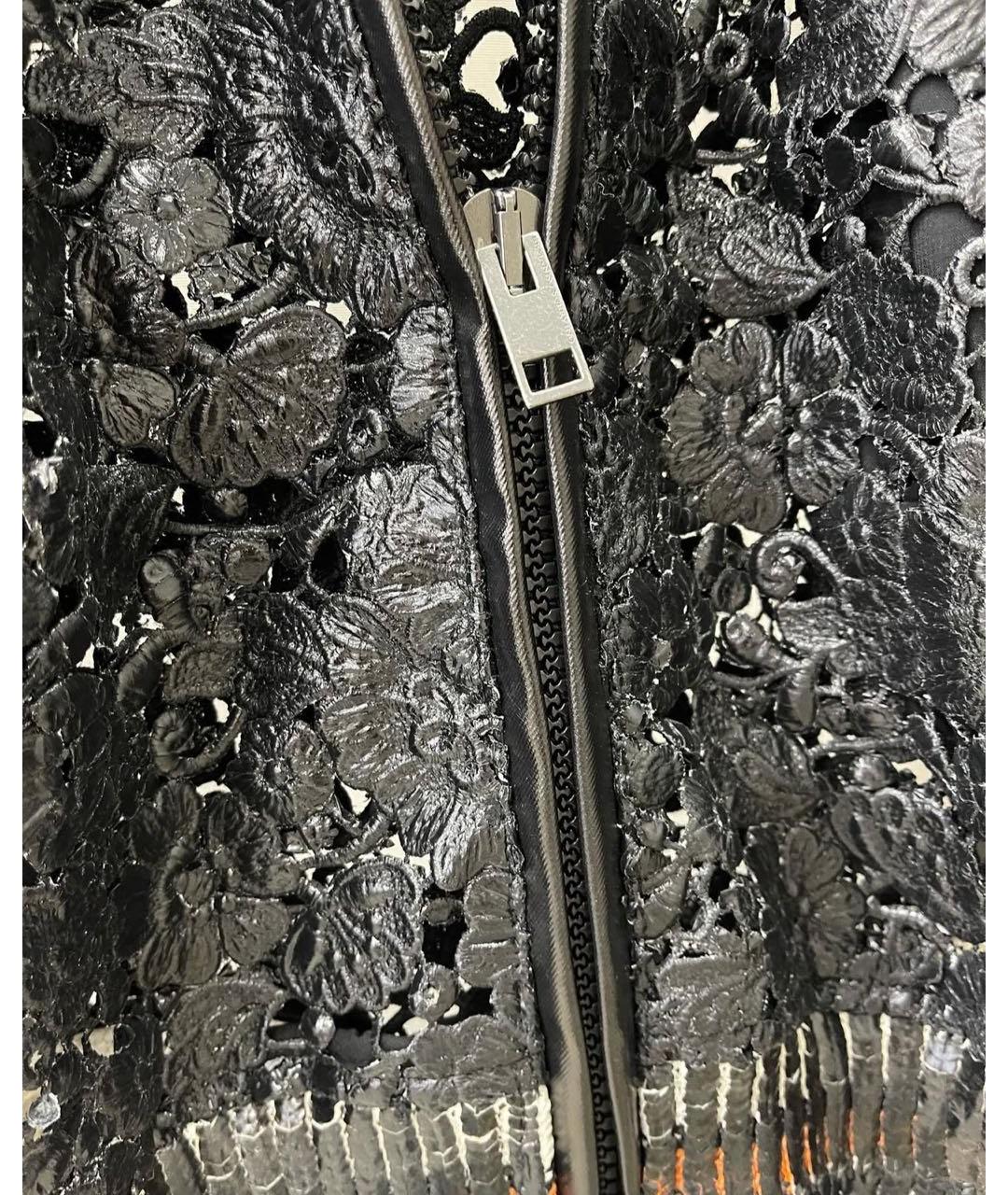 ERMANNO SCERVINO Черная хлопковая куртка, фото 3