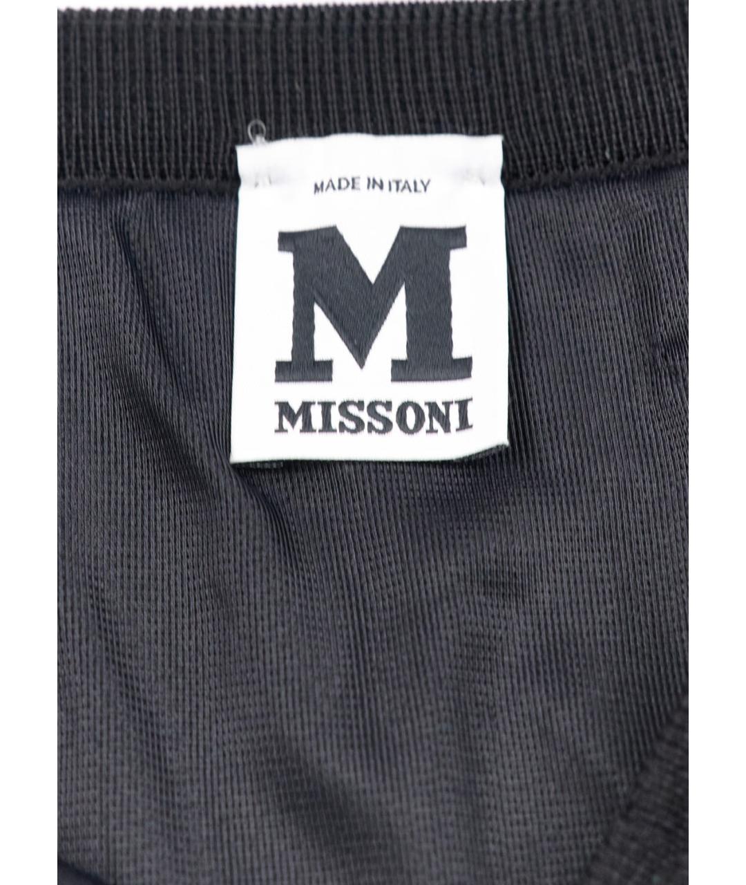 MISSONI Черная полиамидовая юбка мини, фото 3