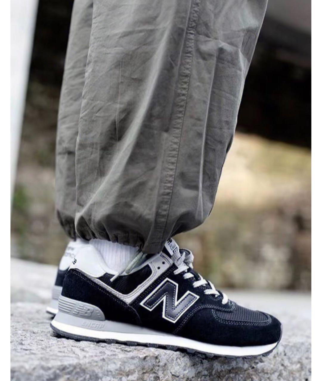 NEW BALANCE Черные низкие кроссовки / кеды, фото 6