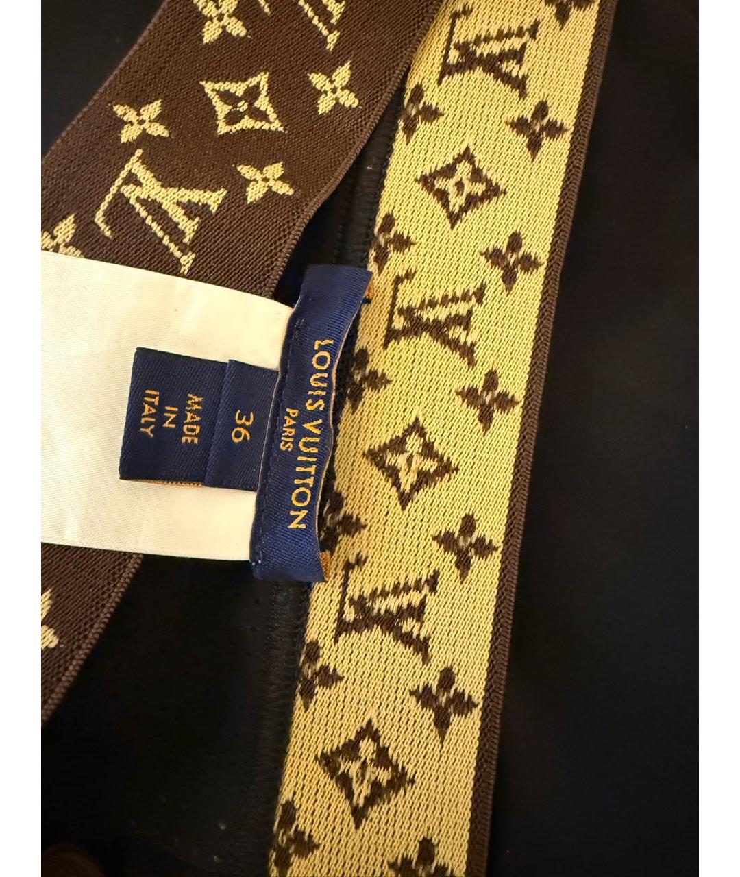 LOUIS VUITTON Черные полиамидовые леггинсы и велосипедки, фото 4