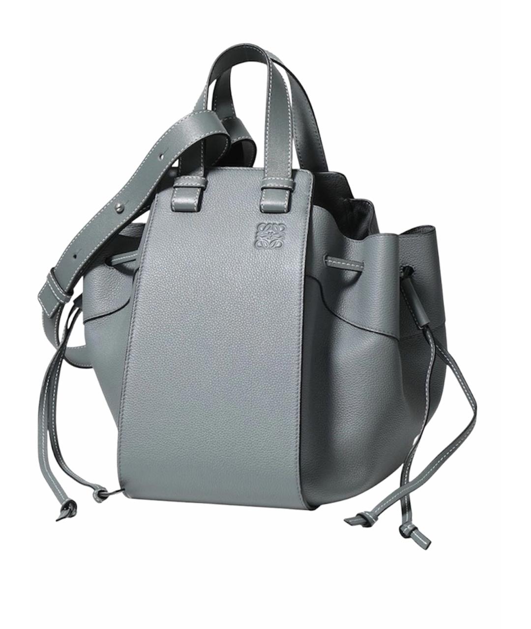 LOEWE Голубая кожаная сумка тоут, фото 1