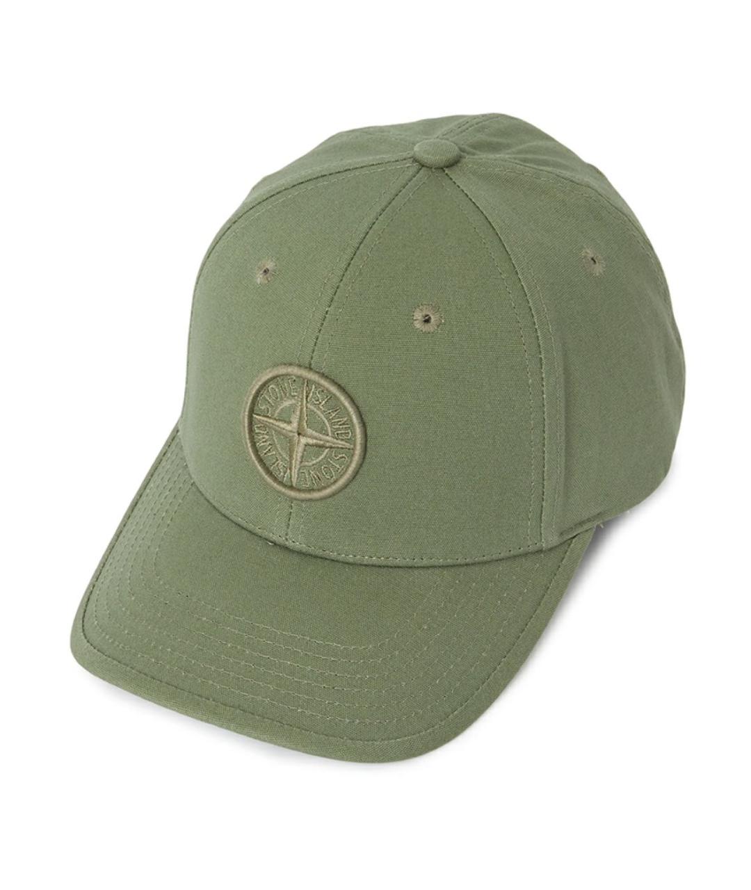 STONE ISLAND Зеленая кепка/бейсболка, фото 2