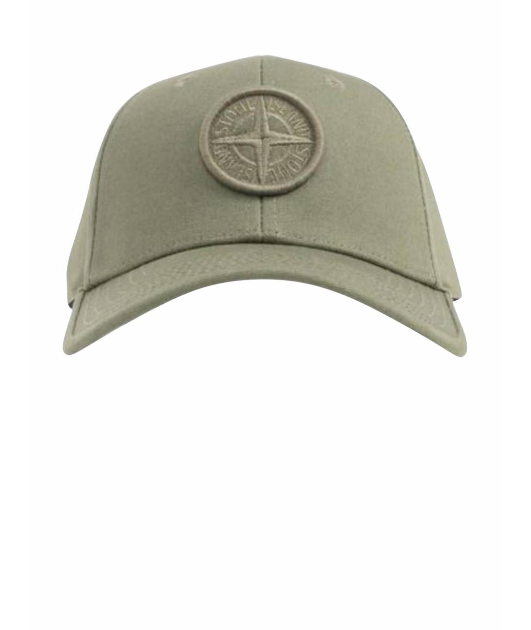 STONE ISLAND Зеленая кепка/бейсболка, фото 1