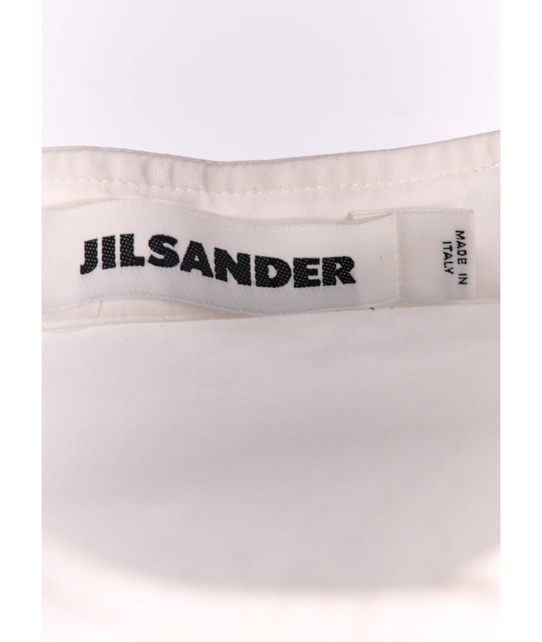 JIL SANDER Белая хлопковая рубашка, фото 3