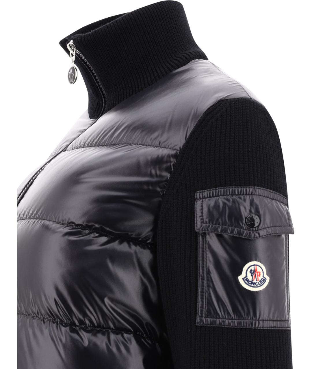 MONCLER Черный кардиган, фото 4