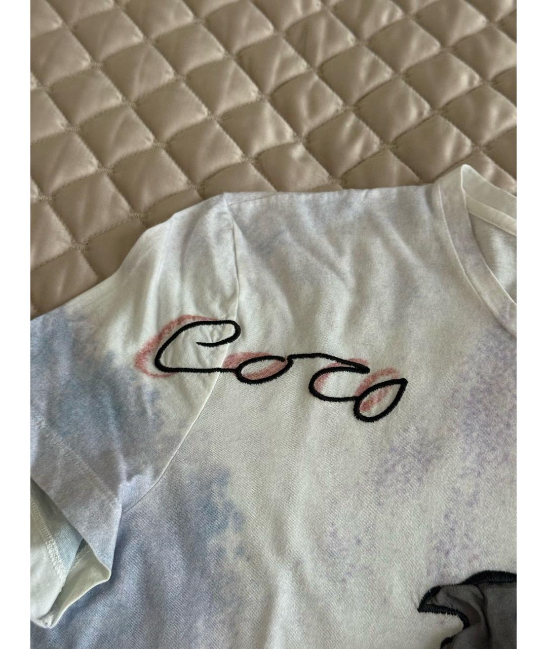 CHANEL Мульти хлопковая футболка, фото 4