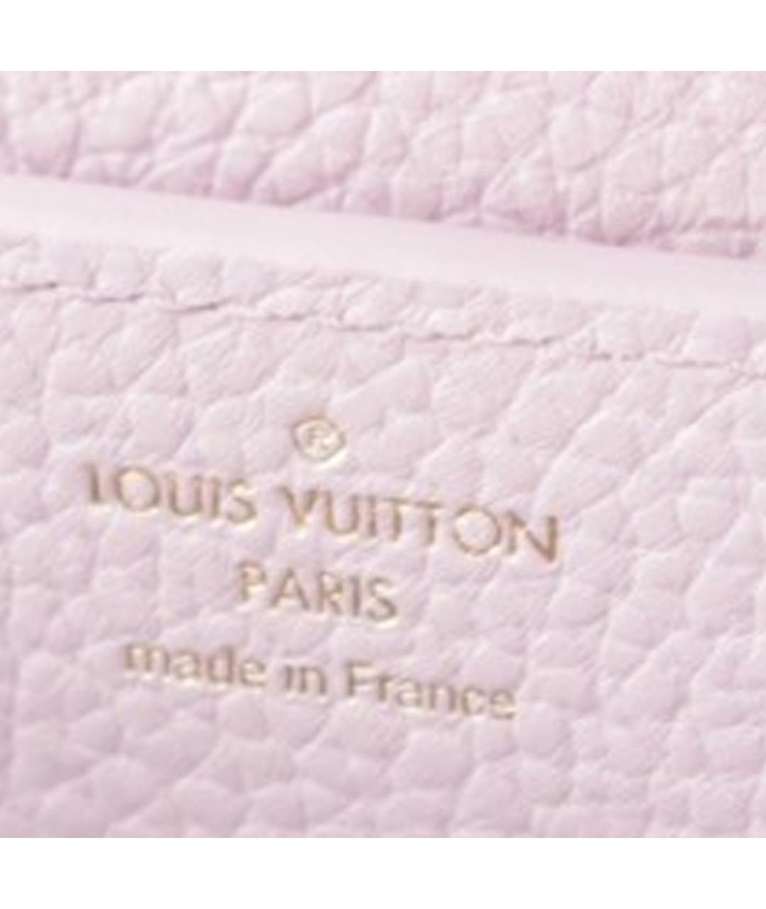 LOUIS VUITTON Фиолетовая кожаная сумка с короткими ручками, фото 8