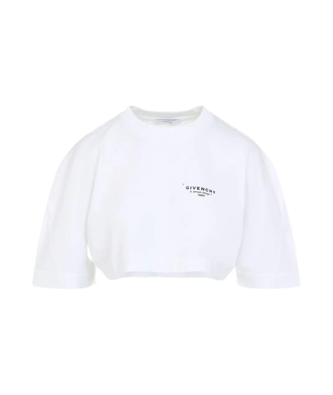 GIVENCHY Белая хлопковая футболка, фото 1
