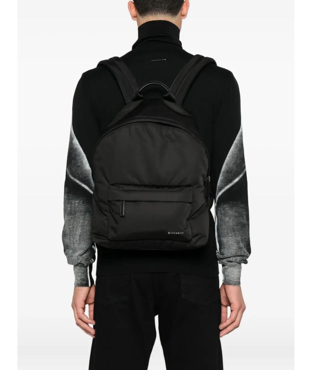 GIVENCHY Черный тканевый рюкзак, фото 2