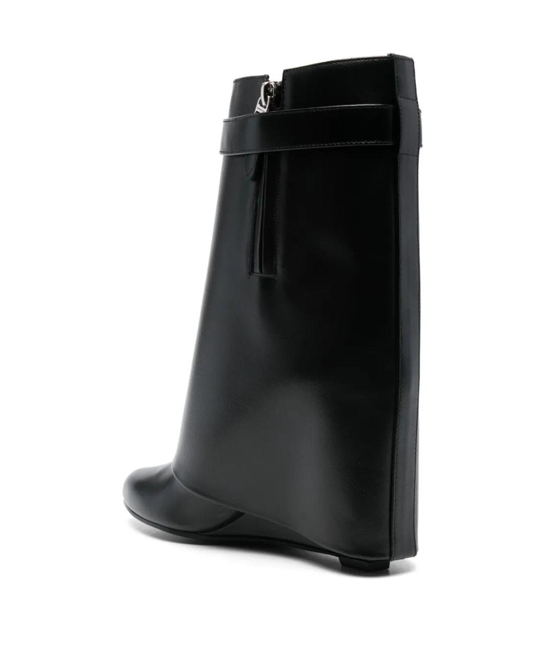 GIVENCHY Черные кожаные полусапоги, фото 3