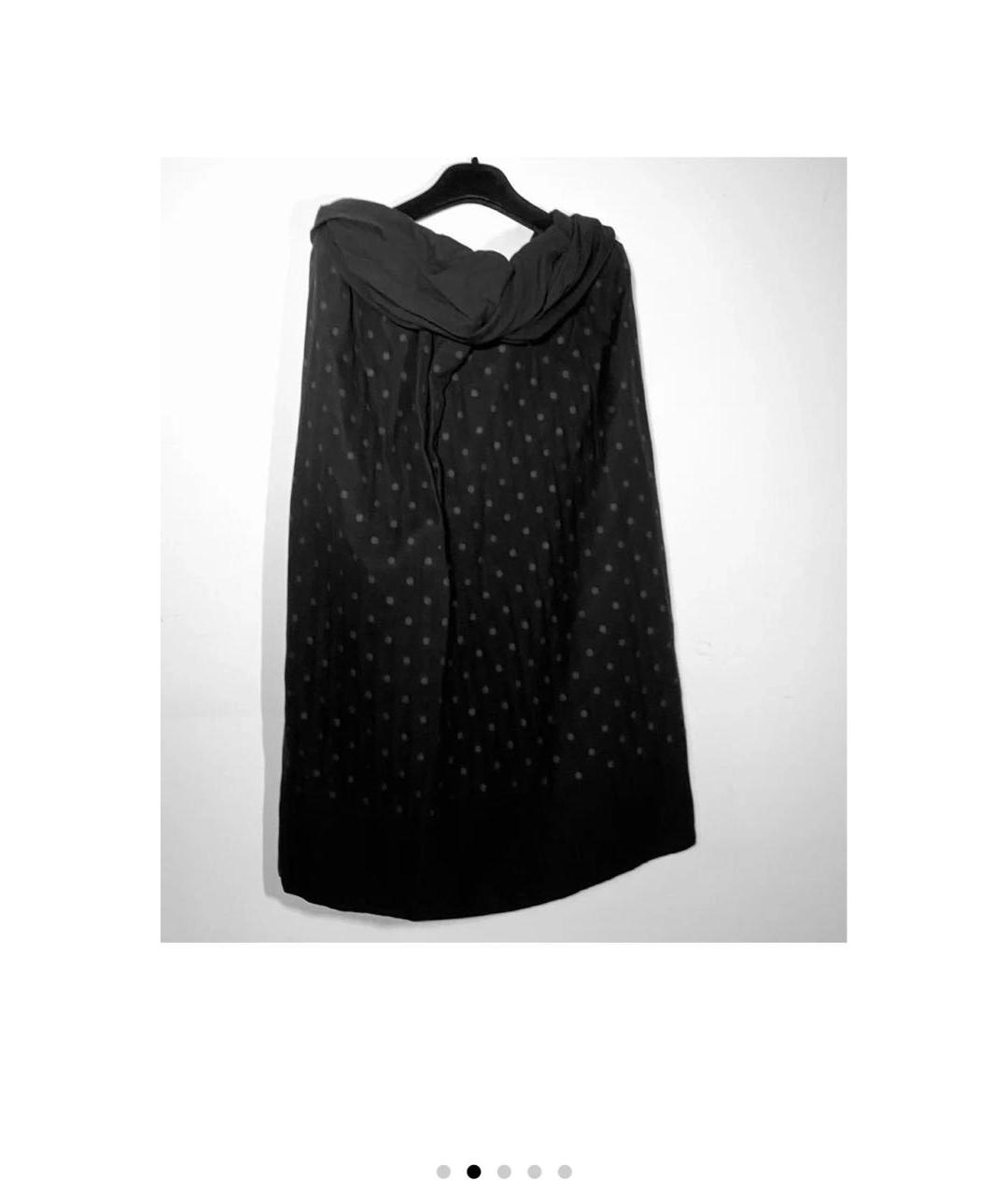 COMME DES GARÇONS Черная полиэстеровая юбка макси, фото 2