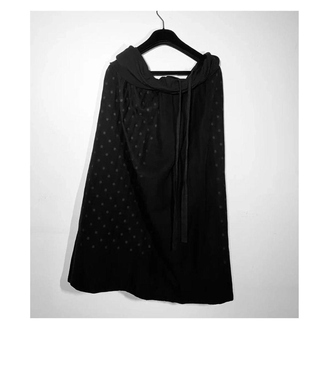 COMME DES GARÇONS Черная полиэстеровая юбка макси, фото 5
