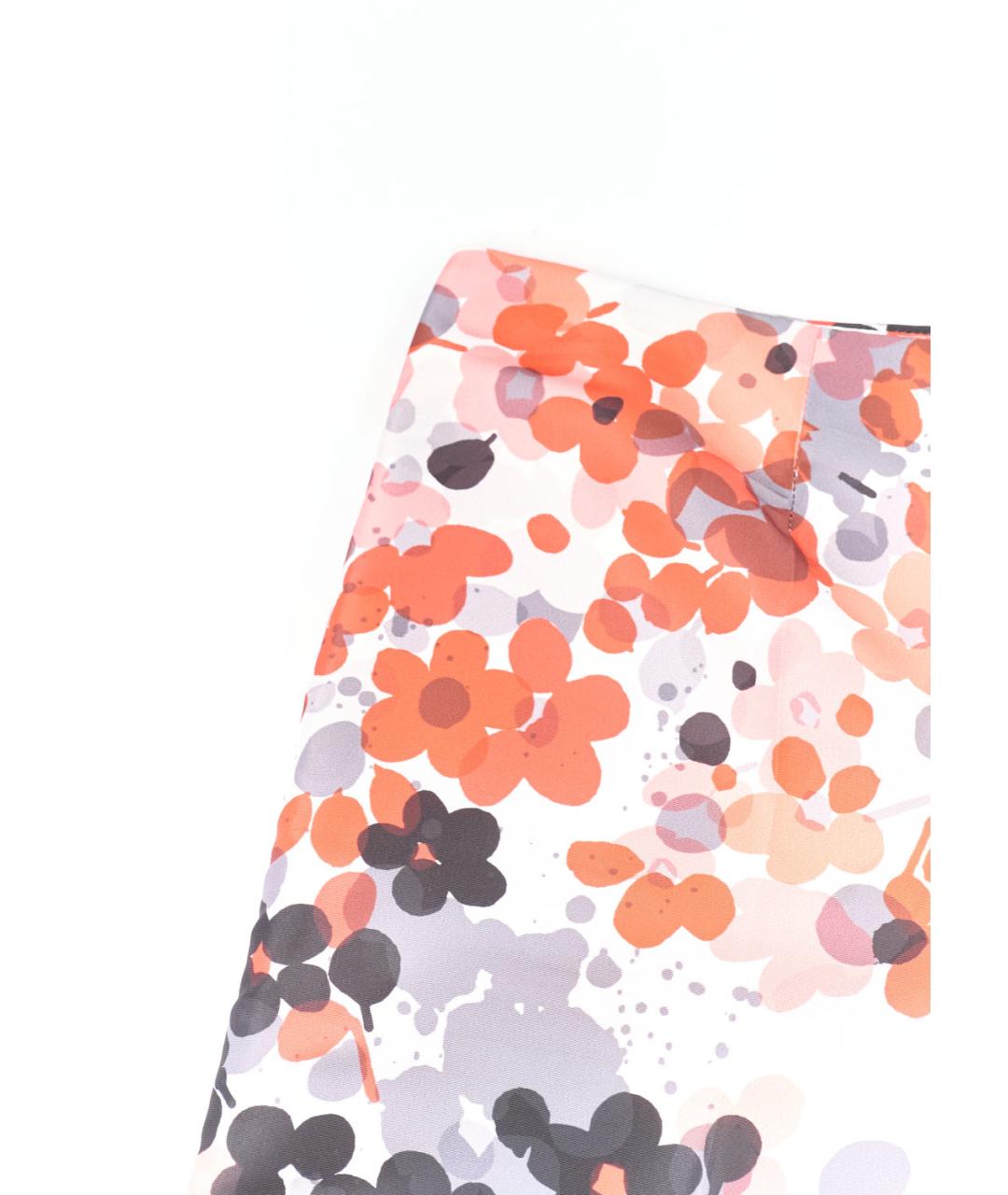 RED VALENTINO Мульти полиэстеровые шорты, фото 4