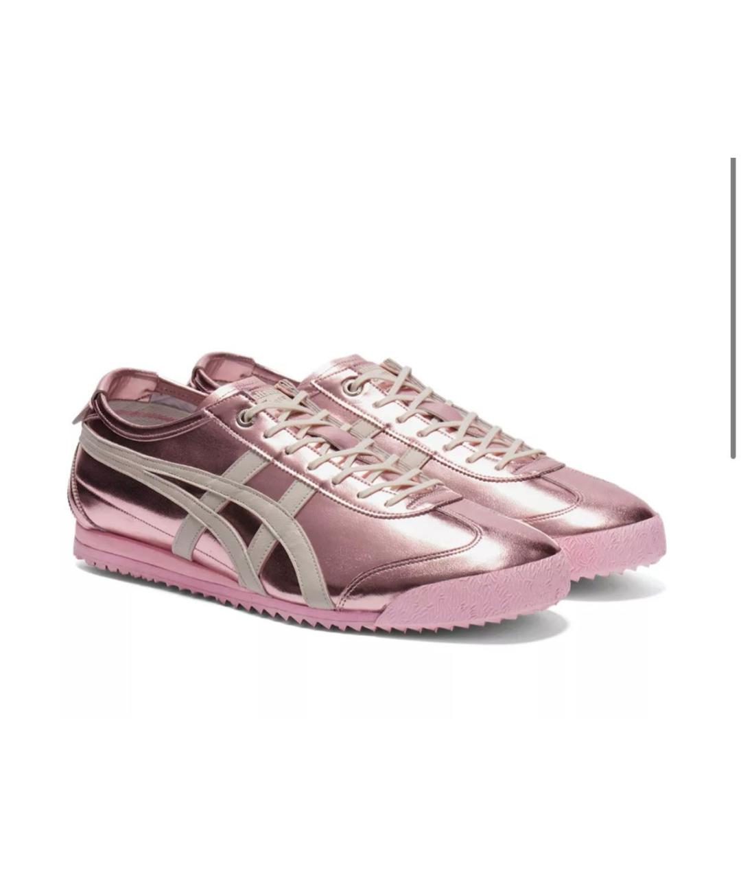 ONITSUKA TIGER Розовые кожаные кеды, фото 5