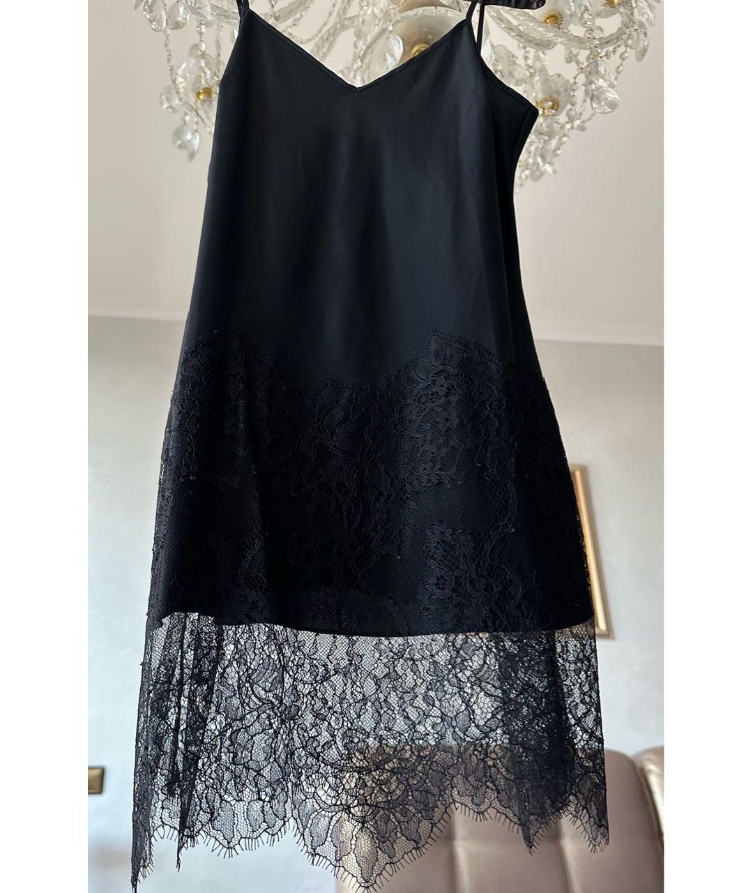 ERMANNO SCERVINO Черная ацетатная майка, фото 6