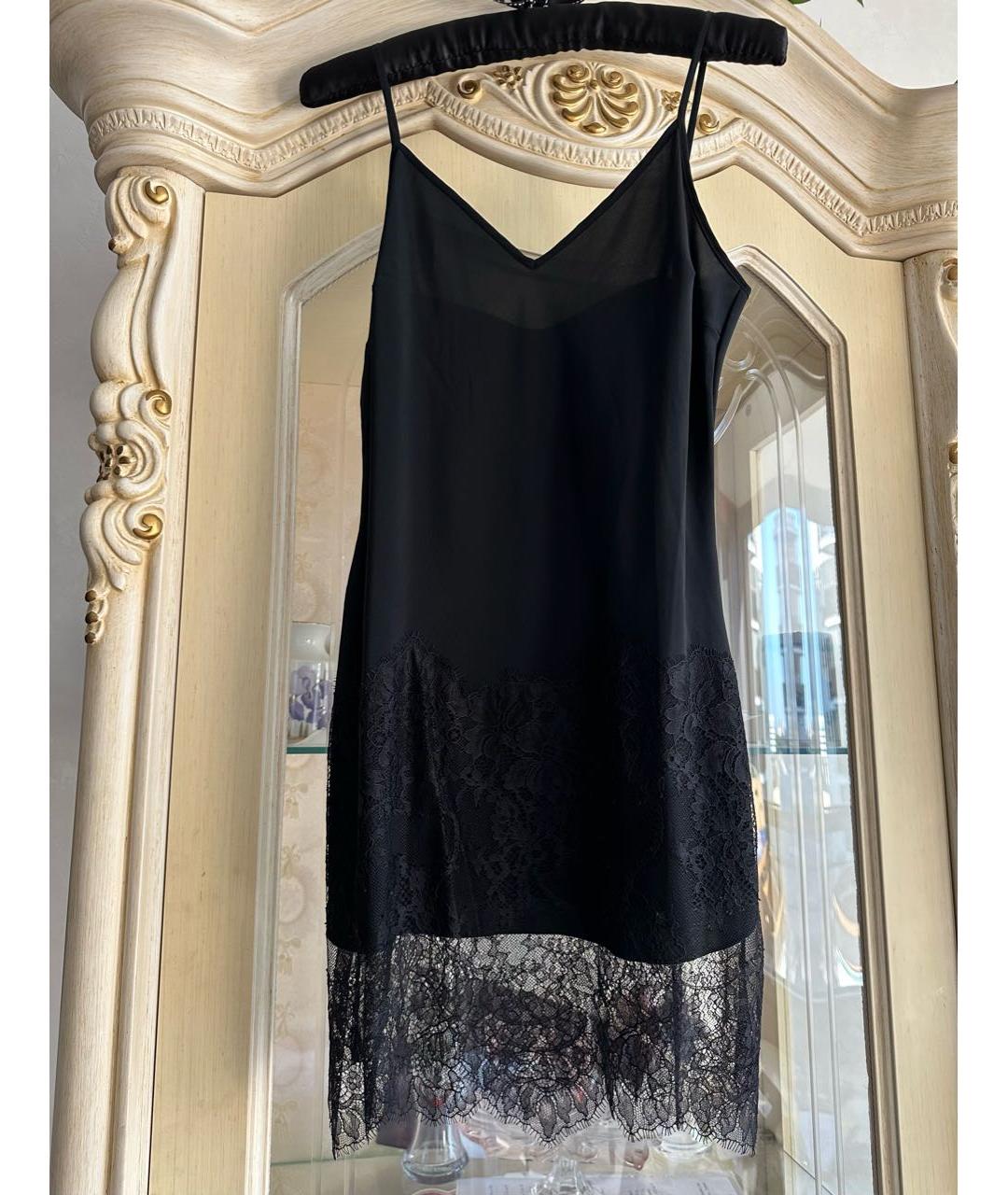 ERMANNO SCERVINO Черная ацетатная майка, фото 4