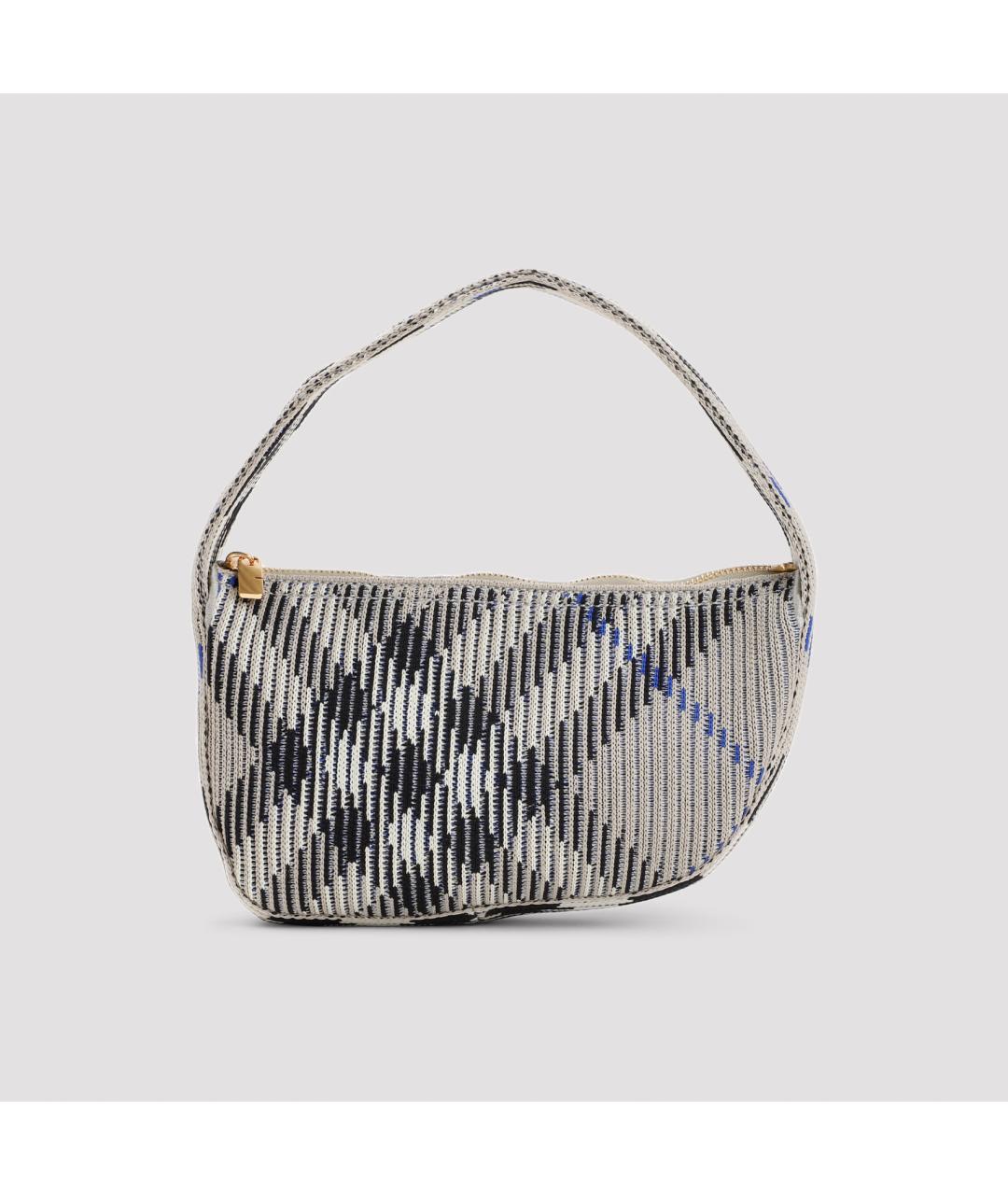 BURBERRY Мульти тканевая сумка с короткими ручками, фото 4