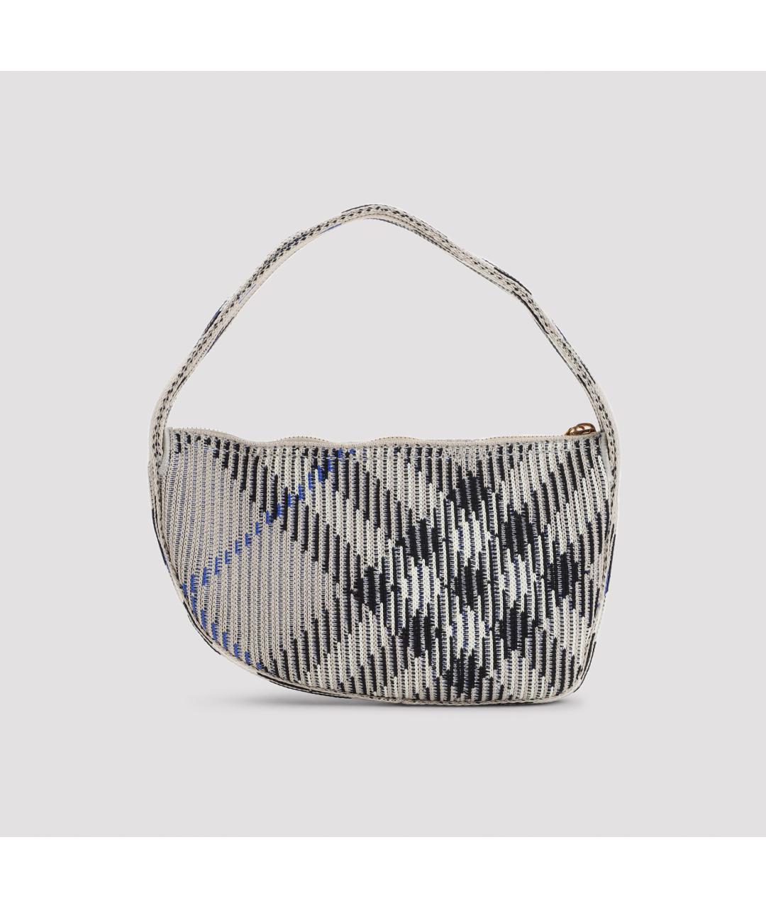 BURBERRY Мульти тканевая сумка с короткими ручками, фото 5