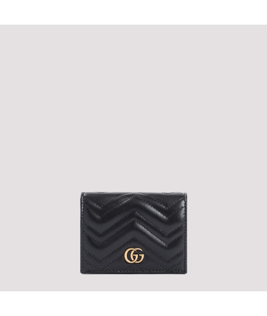 GUCCI Черный кожаный кошелек, фото 2
