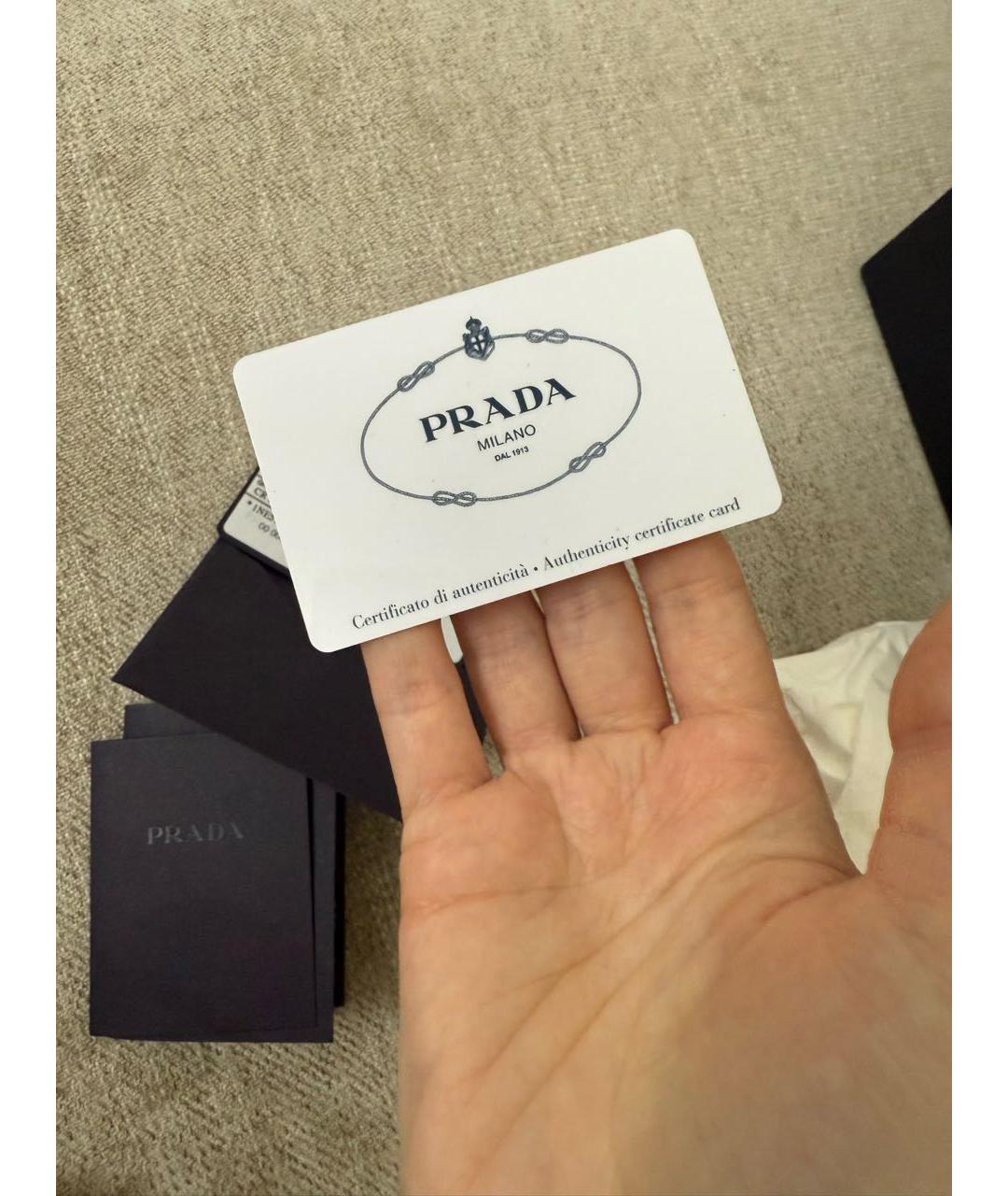PRADA Розовая синтетическая сумка с короткими ручками, фото 2