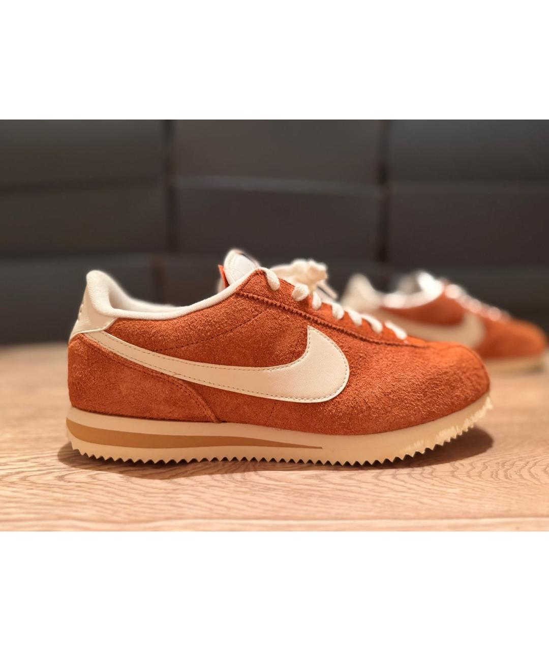 NIKE Оранжевое низкие кроссовки / кеды, фото 7