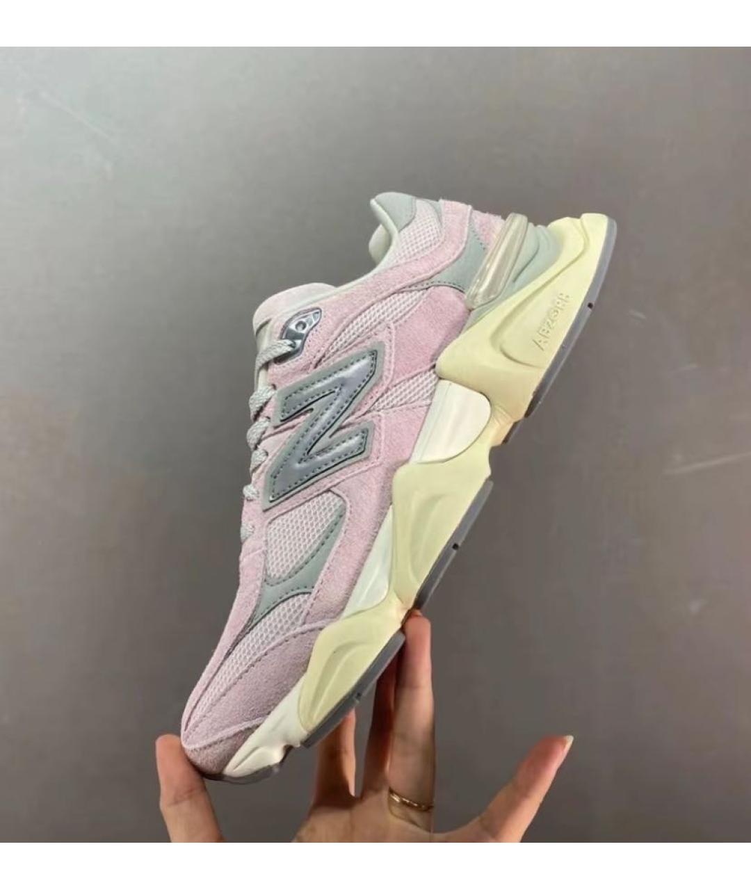 NEW BALANCE Розовые замшевые кроссовки, фото 6