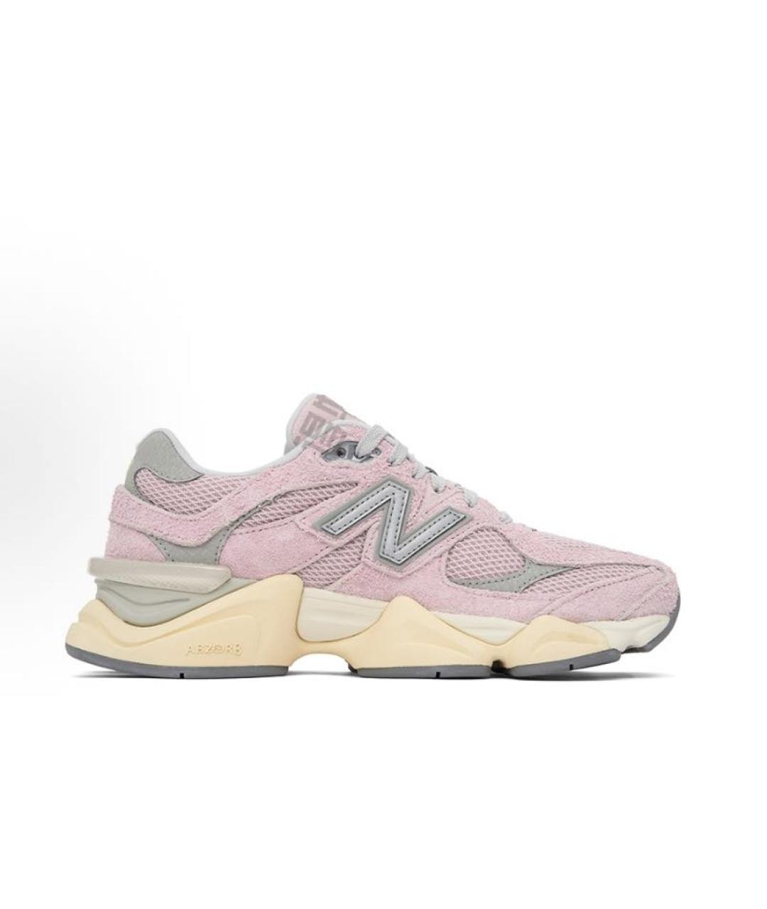 NEW BALANCE Розовые замшевые кроссовки, фото 9
